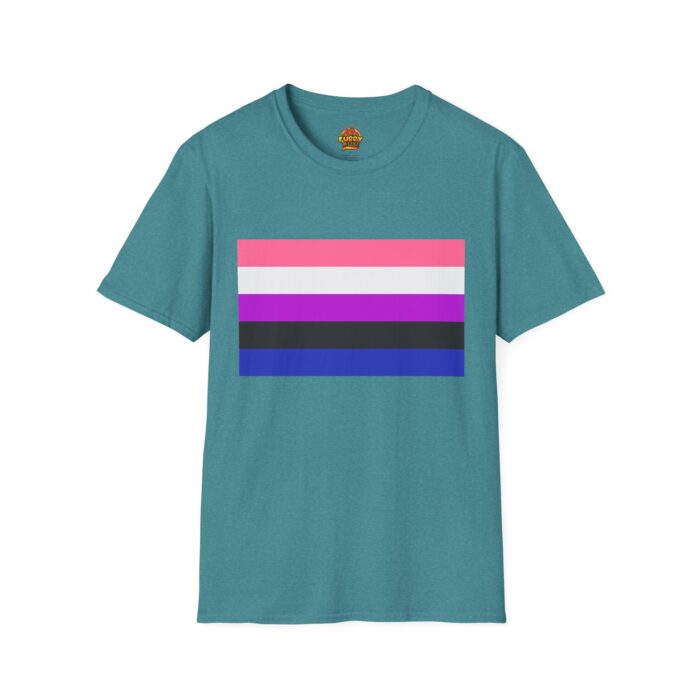 GenderFluid Pride Furry Refuge Tee - Image 15