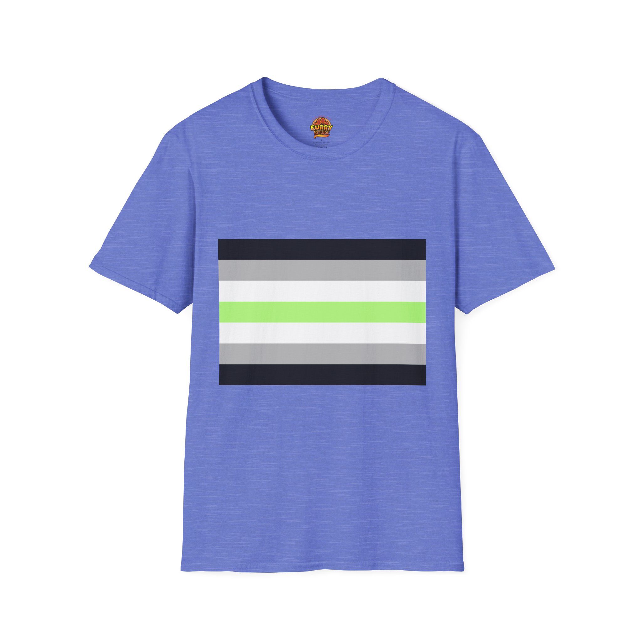 Agender Pride Furry Refuge Tee - Image 23