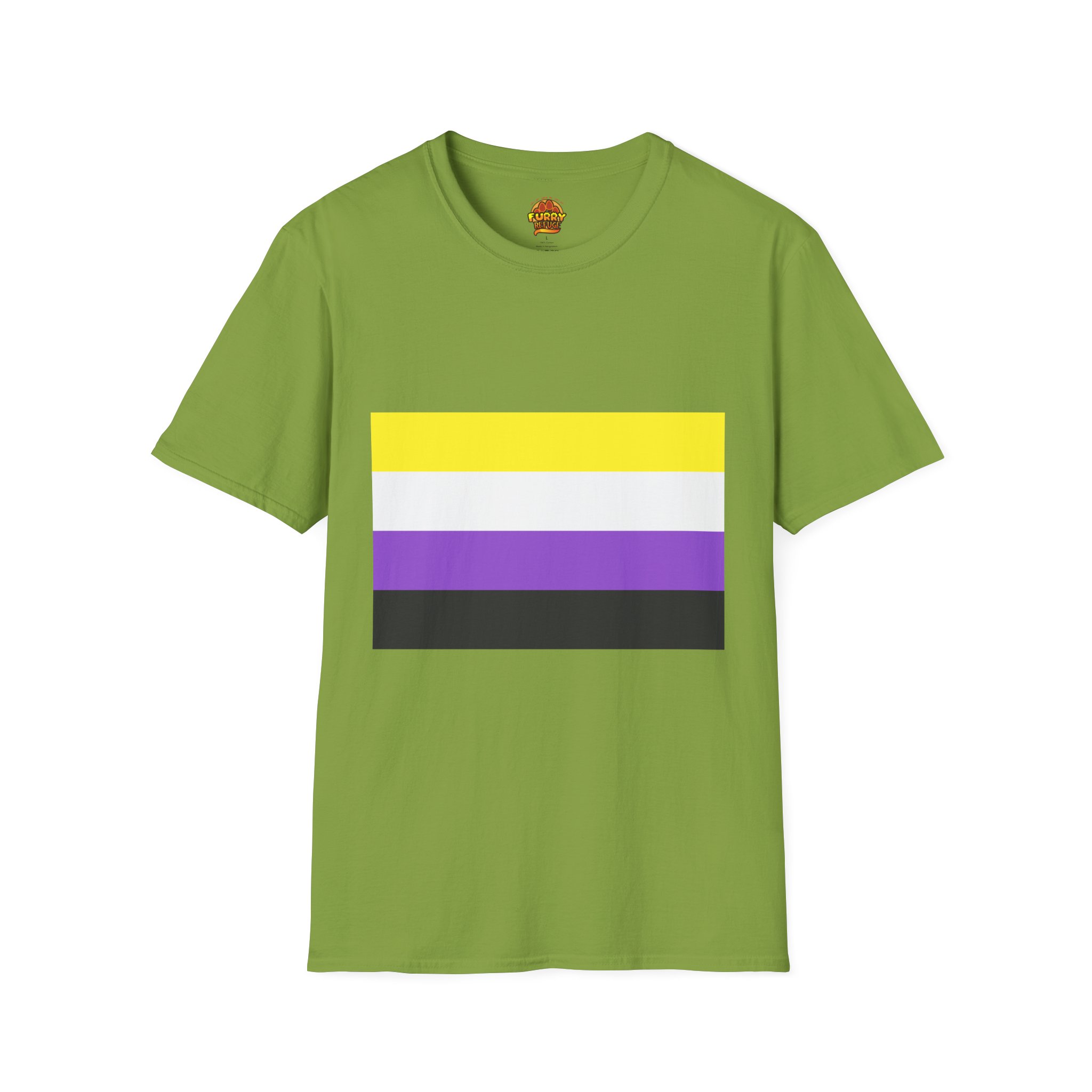 NonBinary Pride Furry Refuge Tee - Image 9