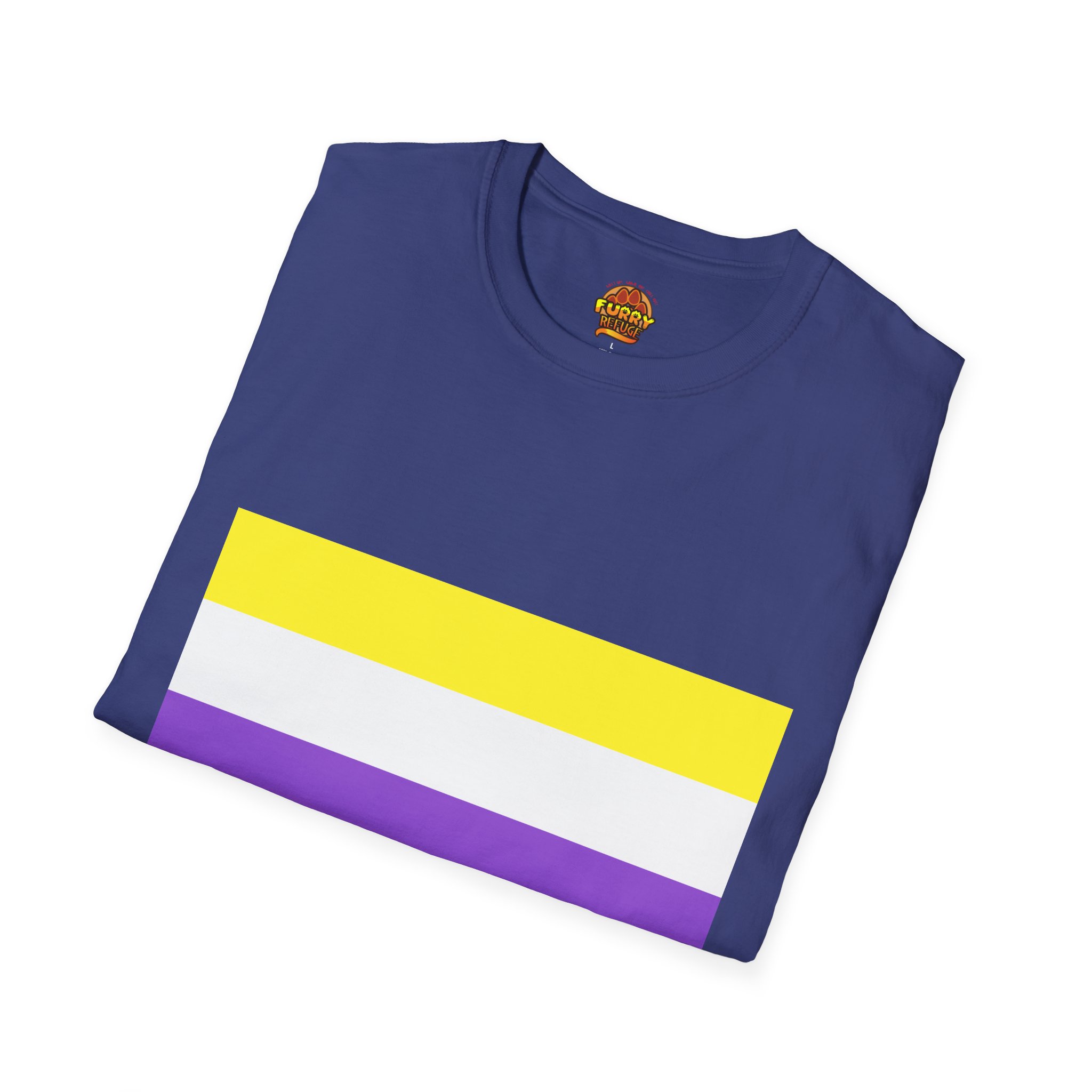NonBinary Pride Furry Refuge Tee - Image 34