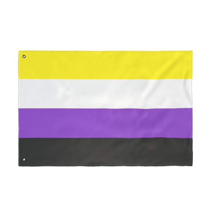 NonBinary Pride Double-Sided Flag | LGBTQ+ Decor, Outdoor Flag, Home & Garden, Pride Celebrations, Activism - Image 5