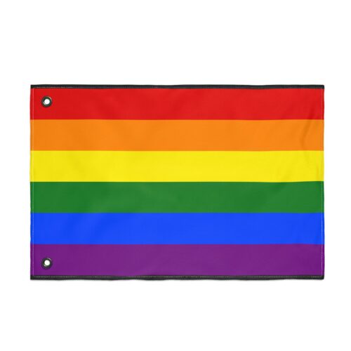 Gay Pride Double-Sided Flag | LGBTQ+ Decor, Outdoor Flag, Home & Garden, Pride Celebrations, Activism