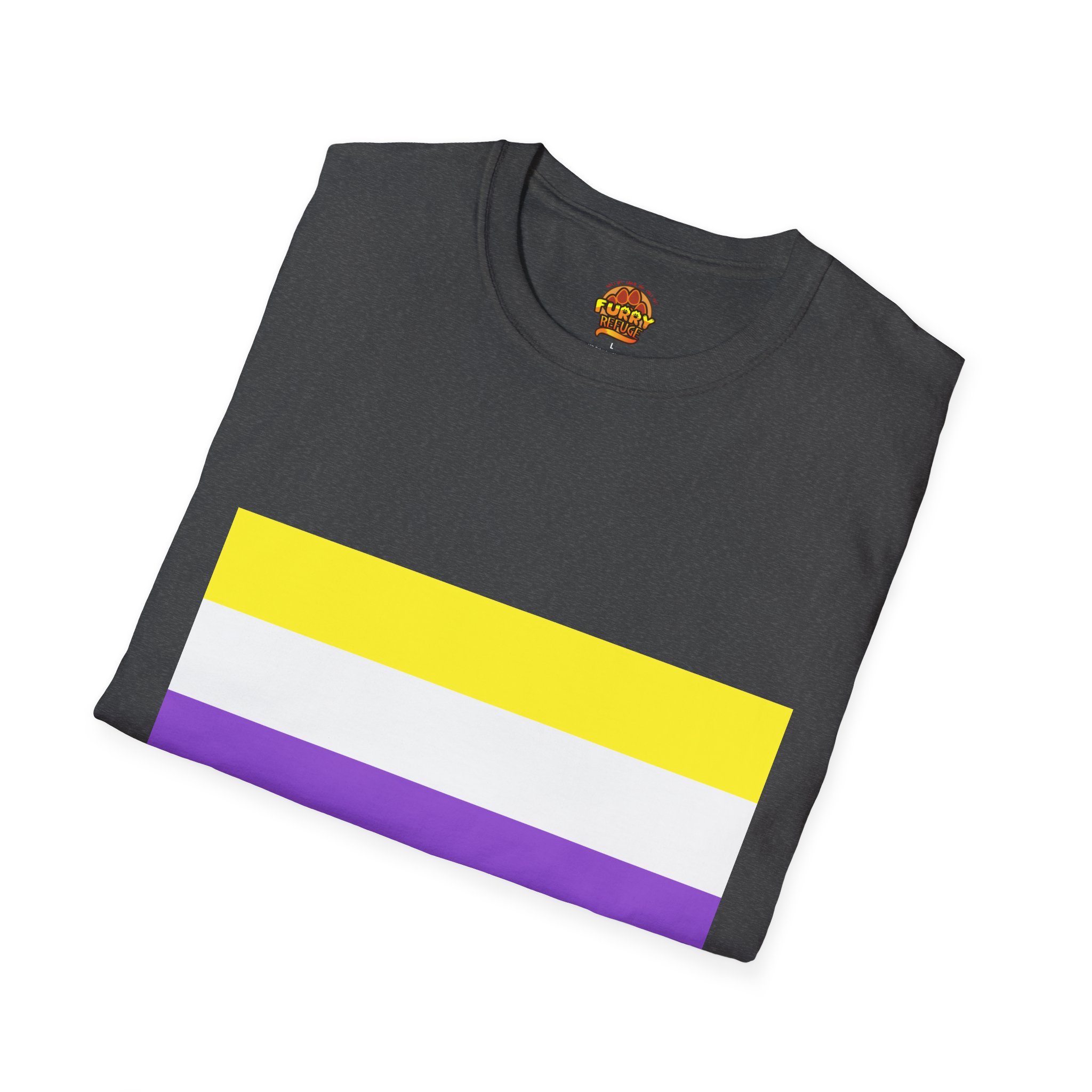NonBinary Pride Furry Refuge Tee - Image 54