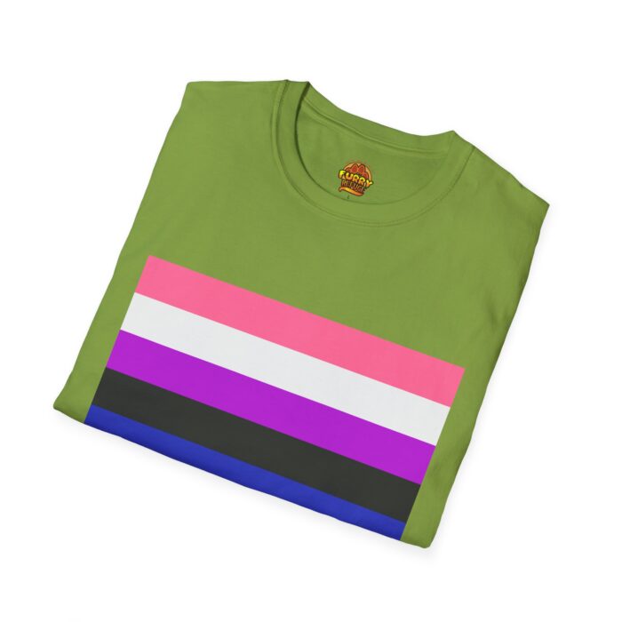 GenderFluid Pride Furry Refuge Tee - Image 8