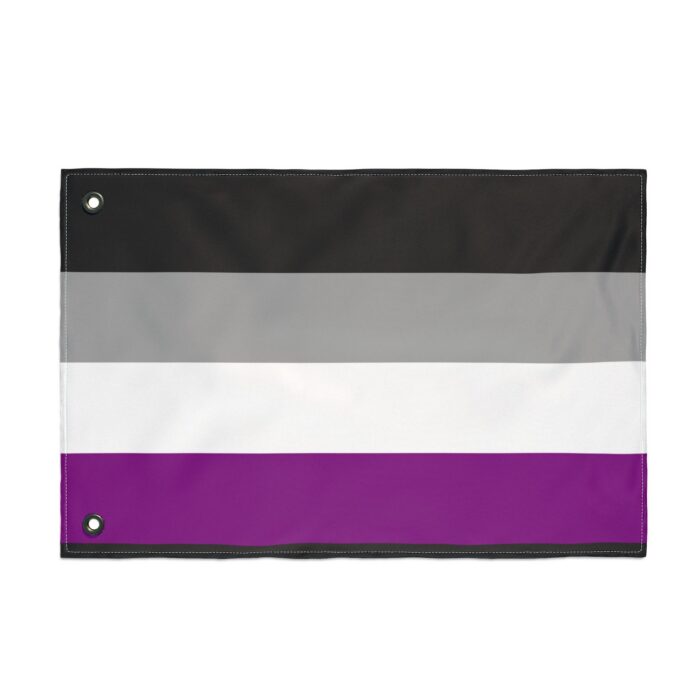Asexual Pride Double-Sided Flag | LGBTQ+ Decor, Outdoor Flag, Home & Garden, Pride Celebrations, Activism
