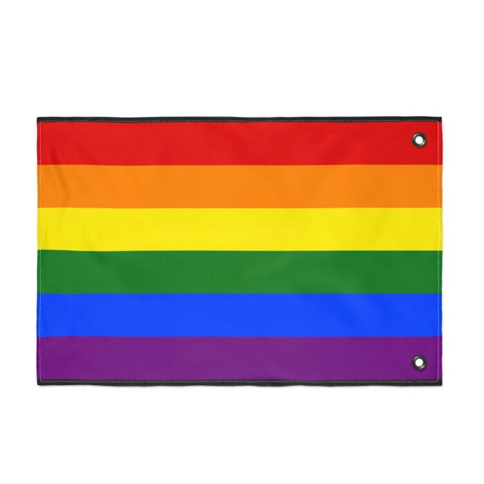 Gay Pride Double-Sided Flag | LGBTQ+ Decor, Outdoor Flag, Home & Garden, Pride Celebrations, Activism - Image 2