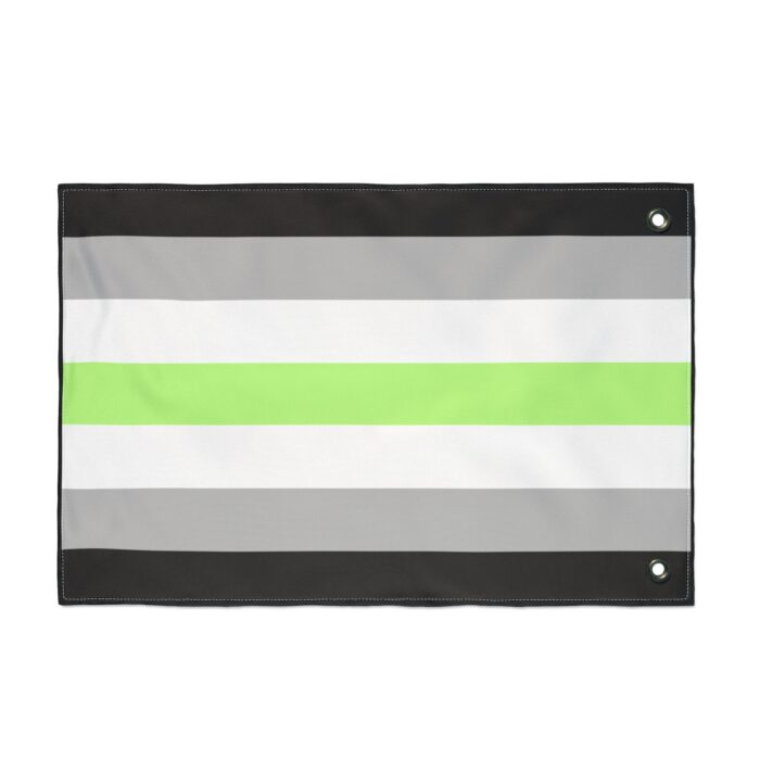 Agender Pride Double-Sided Flag | LGBTQ+ Decor, Outdoor Flag, Home & Garden, Pride Celebrations, Activism - Image 2
