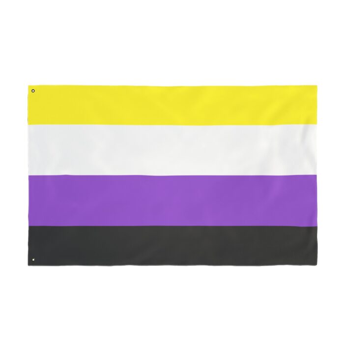 NonBinary Pride Double-Sided Flag | LGBTQ+ Decor, Outdoor Flag, Home & Garden, Pride Celebrations, Activism - Image 9
