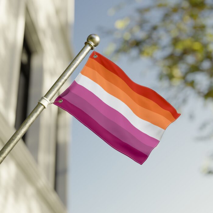 Lesbian Pride Double-Sided Flag | LGBTQ+ Decor, Outdoor Flag, Home & Garden, Pride Celebrations, Activism - Image 4