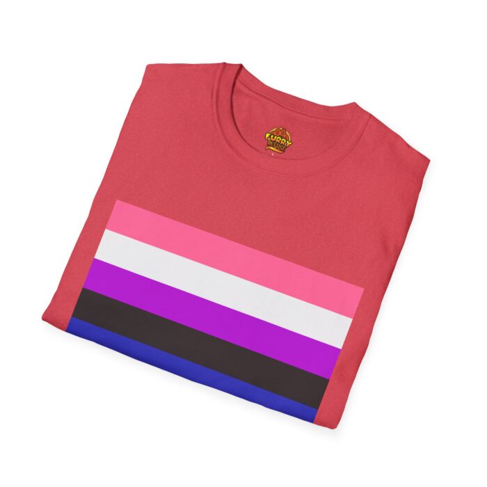 GenderFluid Pride Furry Refuge Tee - Image 46