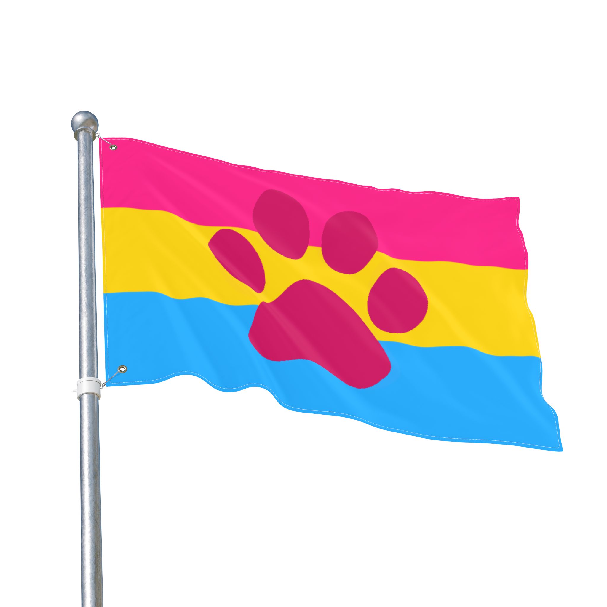 Pansexual Furry Pride Double-Sided Flag | LGBTQ+ Decor, Outdoor Flag, Home & Garden, Pride Celebrations, Activism - Image 7