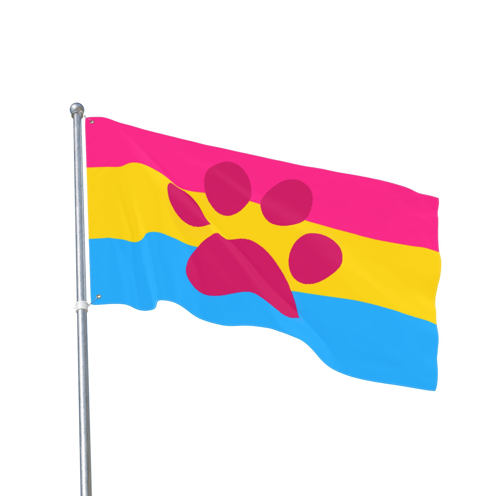 Pansexual Furry Pride Double-Sided Flag | LGBTQ+ Decor, Outdoor Flag, Home & Garden, Pride Celebrations, Activism - Image 11