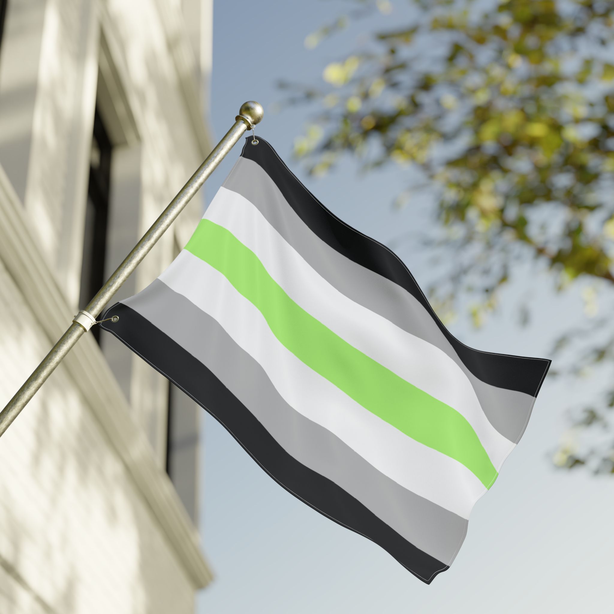 Agender Pride Double-Sided Flag | LGBTQ+ Decor, Outdoor Flag, Home & Garden, Pride Celebrations, Activism - Image 8