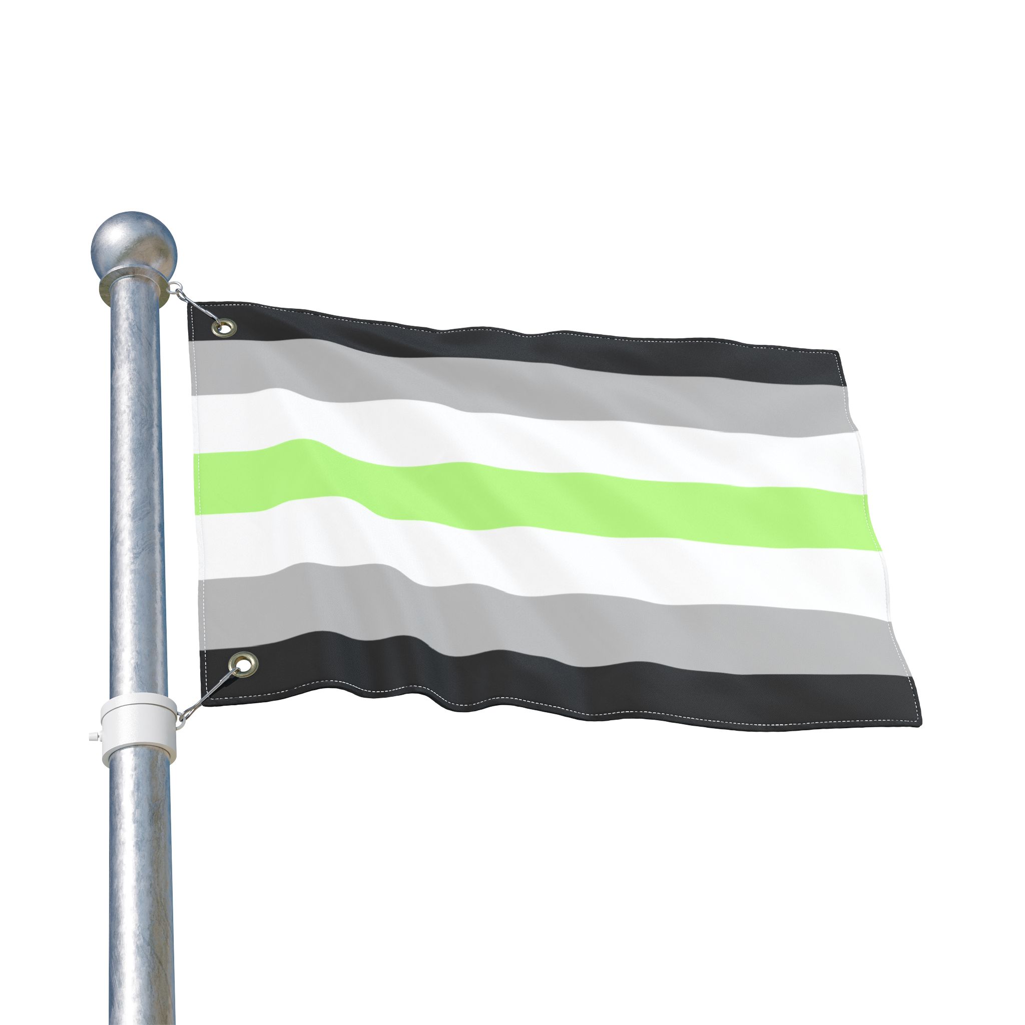 Agender Pride Double-Sided Flag | LGBTQ+ Decor, Outdoor Flag, Home & Garden, Pride Celebrations, Activism - Image 3