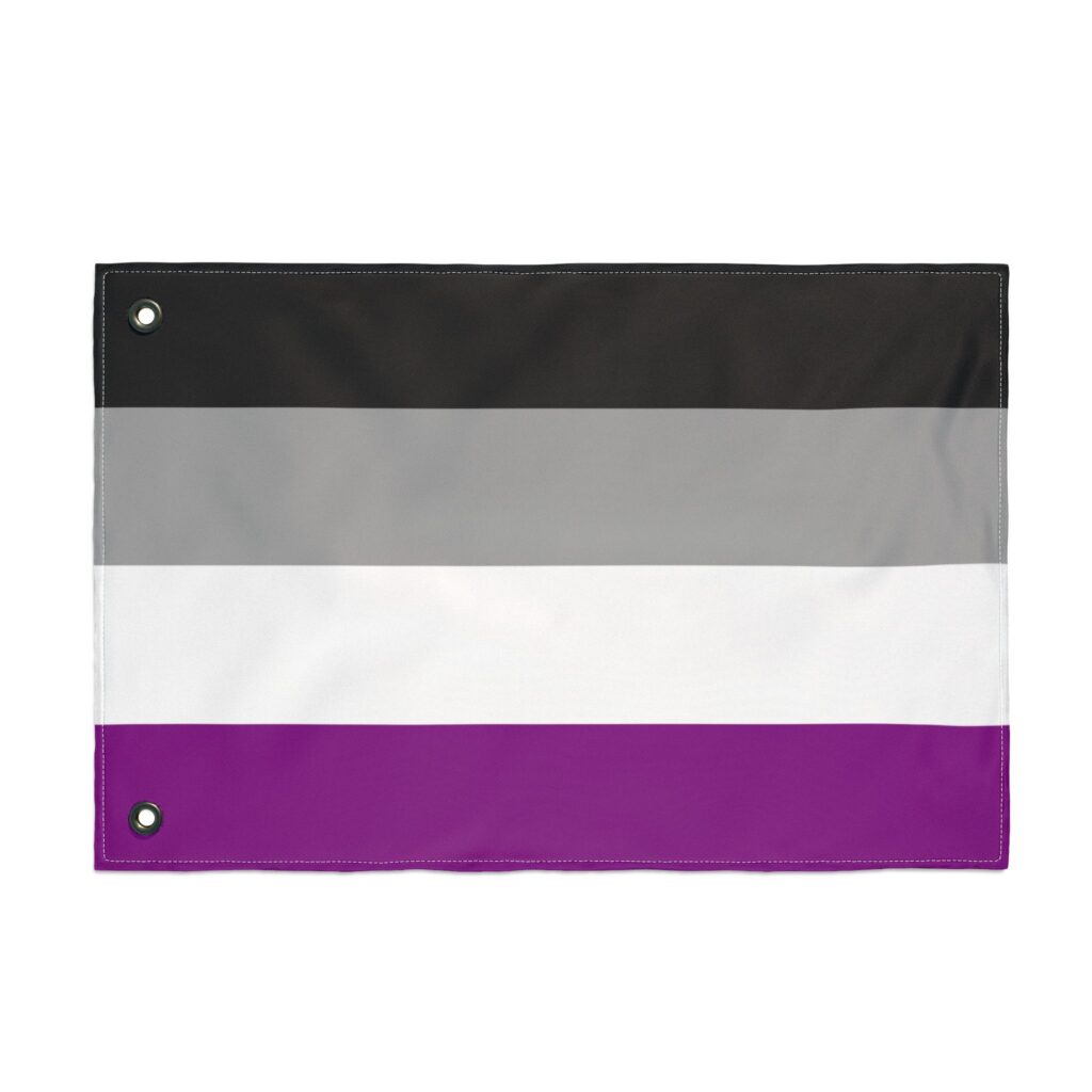 Asexual Pride Double-Sided Flag | LGBTQ+ Decor, Outdoor Flag, Home & Garden, Pride Celebrations, Activism
