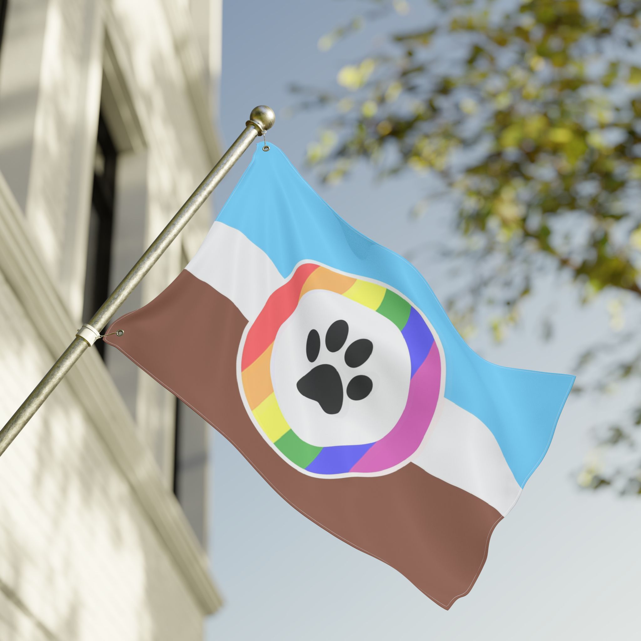 Furry POC Inclusive Pride Double-Sided Flag | LGBTQ+ Decor, Outdoor Flag, Home & Garden, Pride Celebrations, Activism - Image 8