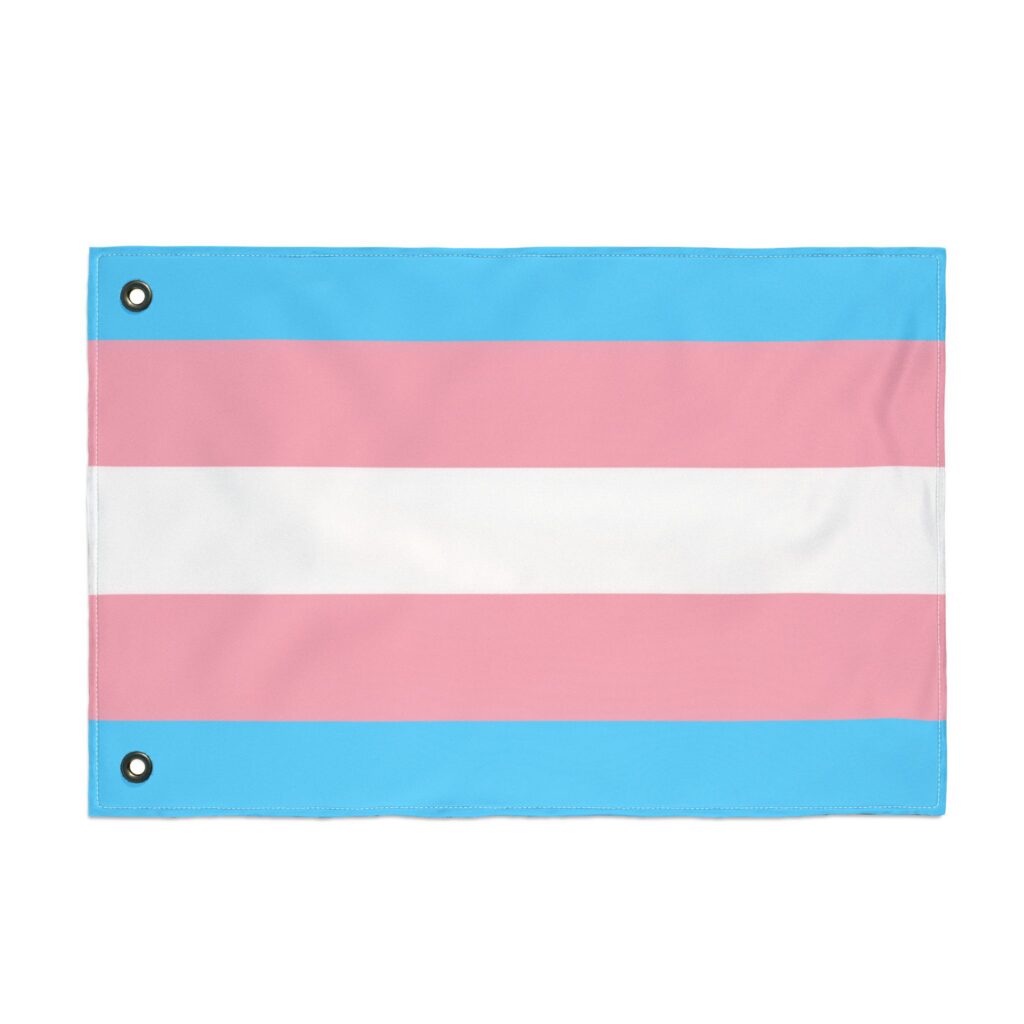 Transgender Pride Double-Sided Flag | LGBTQ+ Decor, Outdoor Flag, Home & Garden, Pride Celebrations, Activism