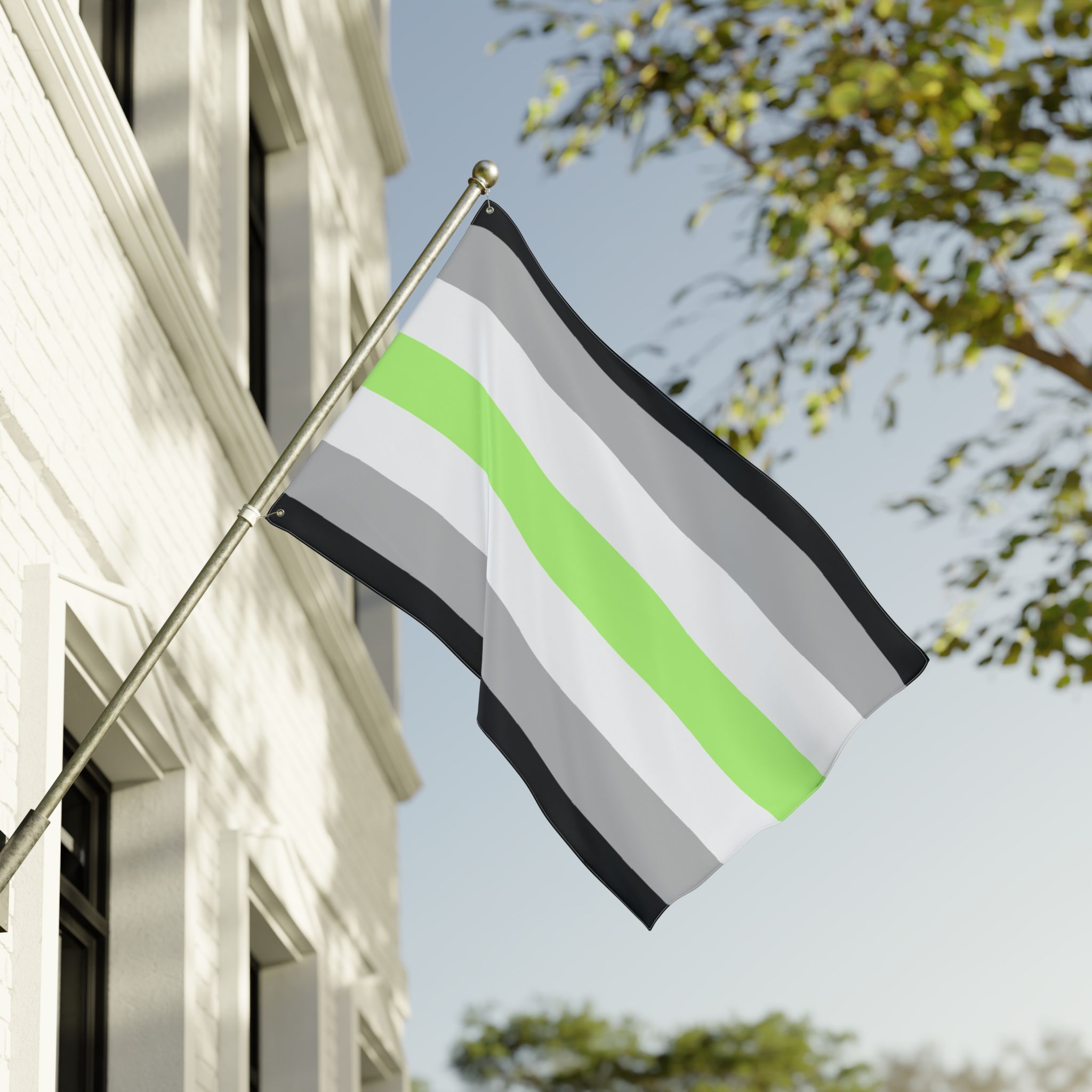 Agender Pride Double-Sided Flag | LGBTQ+ Decor, Outdoor Flag, Home & Garden, Pride Celebrations, Activism - Image 12