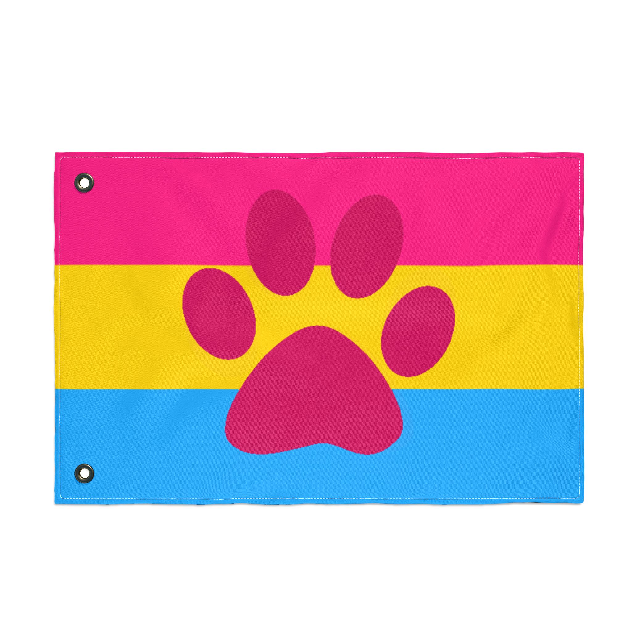Pansexual Furry Pride Double-Sided Flag | LGBTQ+ Decor, Outdoor Flag, Home & Garden, Pride Celebrations, Activism