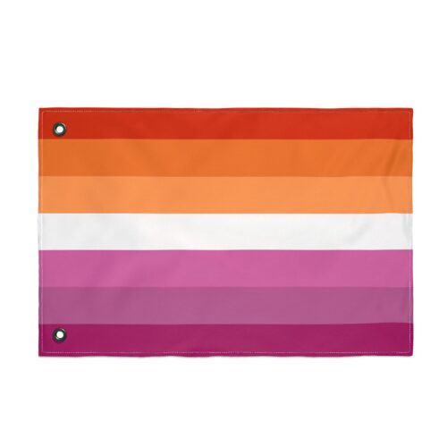 Lesbian Pride Double-Sided Flag | LGBTQ+ Decor, Outdoor Flag, Home & Garden, Pride Celebrations, Activism