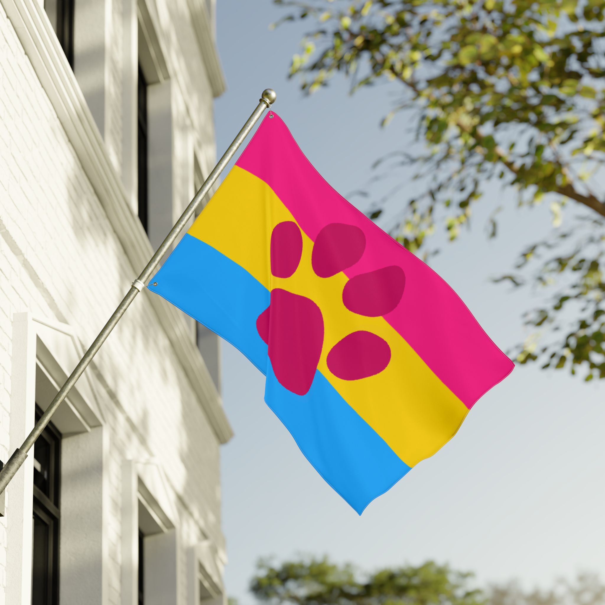 Pansexual Furry Pride Double-Sided Flag | LGBTQ+ Decor, Outdoor Flag, Home & Garden, Pride Celebrations, Activism - Image 12