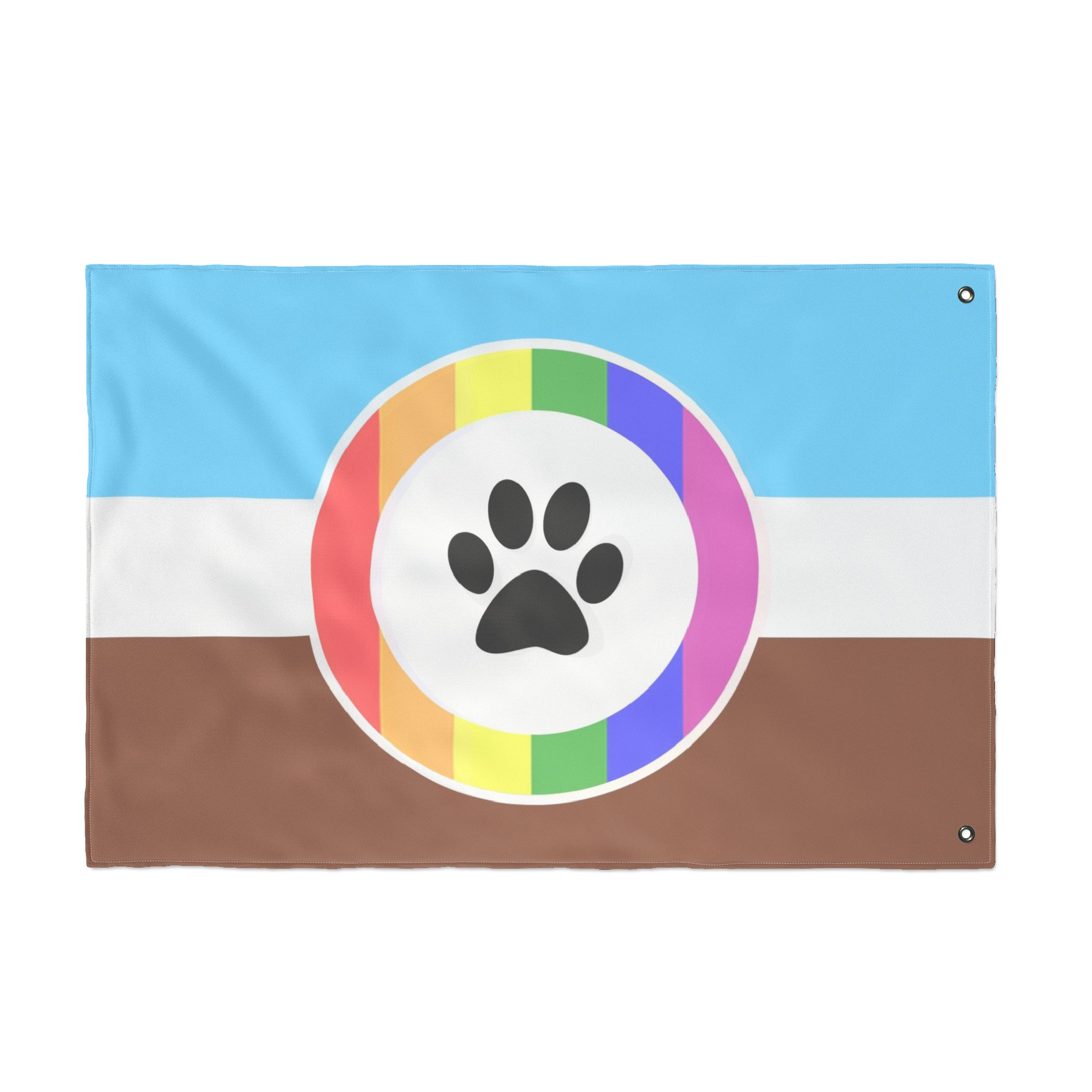 Furry POC Inclusive Pride Double-Sided Flag | LGBTQ+ Decor, Outdoor Flag, Home & Garden, Pride Celebrations, Activism - Image 6